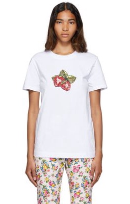 Sportmax White Strawberry Zurlo T-Shirt