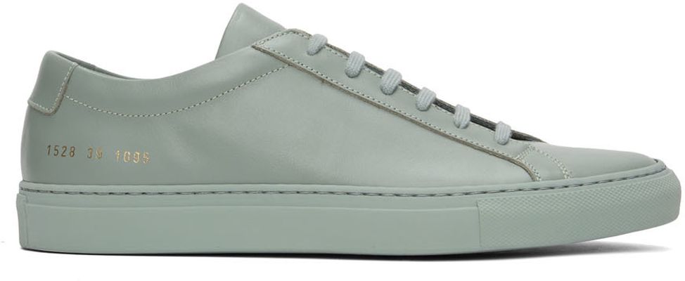 Common Projects Green Original Achilles Sneakers