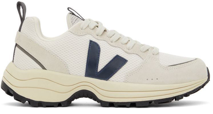 Veja Off-White & Navy Venturi Sneakers