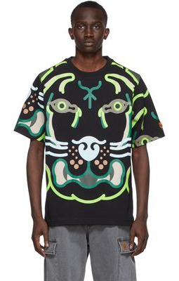 Kenzo Black Oversized Tiger T-Shirt