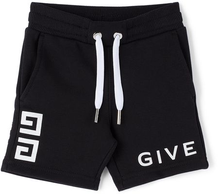 Givenchy Baby Black Bermuda Shorts