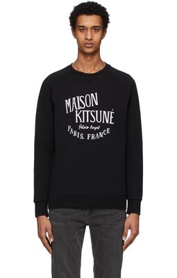 Maison Kitsuné Black 'Palais Royal' Sweatshirt