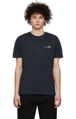 A.P.C. Navy Item T-Shirt