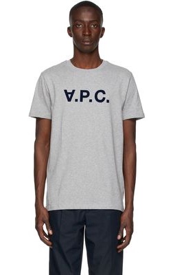 A.P.C. Grey V.P.C. T-Shirt