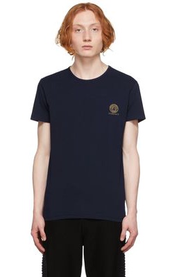 Versace Underwear Navy Medusa Under T-Shirt