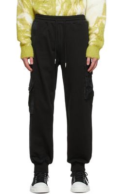 Feng Chen Wang Black Camo Cargo Pants