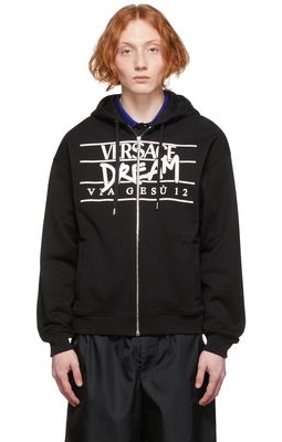 Versace Black Dream Logo Hoodie