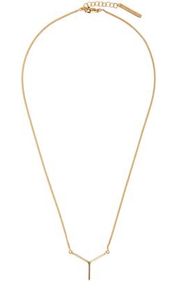 Y/Project Gold Mini Y Necklace