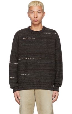 Visvim Black Knit Amplus Sweater