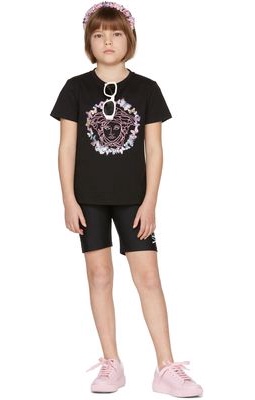 Versace Kids Black Butterfly Medusa T-Shirt