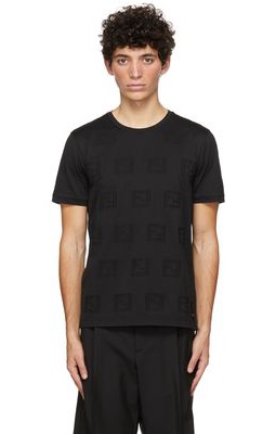 Fendi Black 'FF' T-Shirt