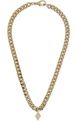 Marcelo Burlon County of Milan Gold Cross Chain Necklace