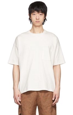Kuro Off-White Cotton T-Shirt