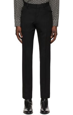 TOM FORD Black Active Shetland Atticus Trousers