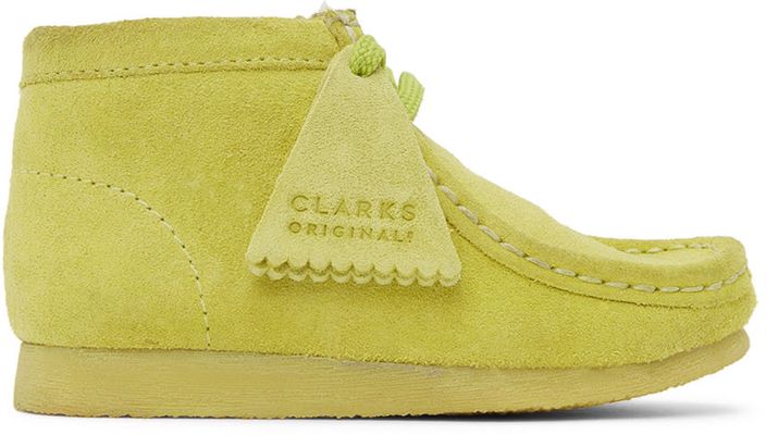 Clarks Originals Baby Green Suede Wallabee Boots