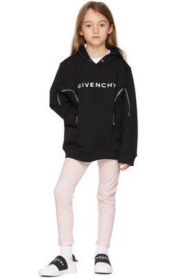 Givenchy Kids White & Pink 4G Leggings