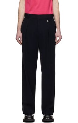 Wooyoungmi Navy Wide Trousers