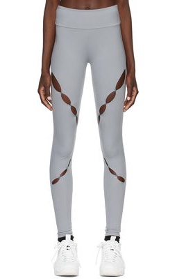 Rui SSENSE Exclusive Grey Cut-Out Sport Leggings