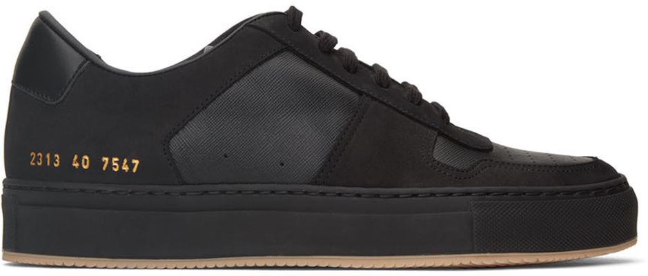 Common Projects Black BBall Low Sneakers