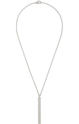Tom Wood Kids Silver Cube Pendant Necklace