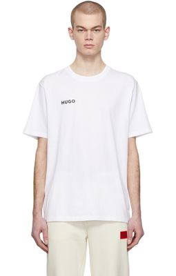 Hugo White Dampin T-Shirt