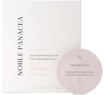 Noble Panacea The Brilliant Overnight Recharge Cream Refill, 30 x 0.8 mL