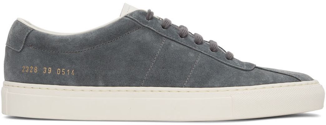 Common Projects Black Suede Summer Edition Low Sneakers
