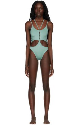 Rui SSENSE Exclusive Green One-Piece Swimsuit