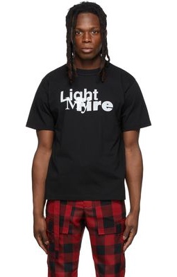 Sacai Black Light My Fire T-Shirt