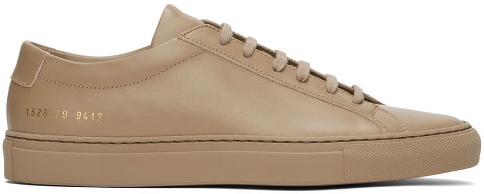 Common Projects Brown Original Achilles Sneakers