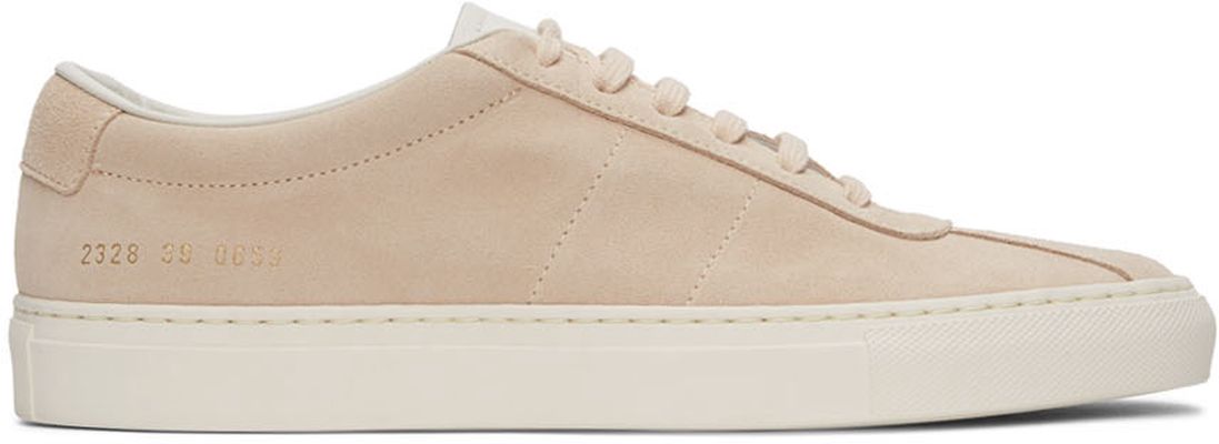 Common Projects Pink Suede Summer Edition Low Sneakers