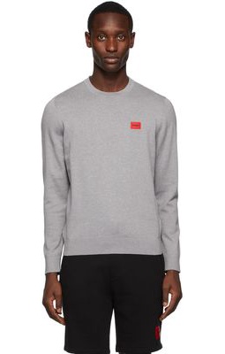 Hugo Grey Logo Sweater