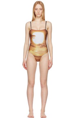 PRISCAVera Multicolor Sunset One-Piece Swimsuit