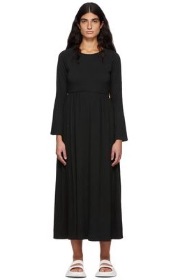 Raquel Allegra Black Jersey Stevie Dress