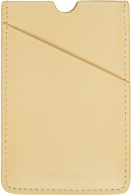 The Row Yellow Classic Card Holder