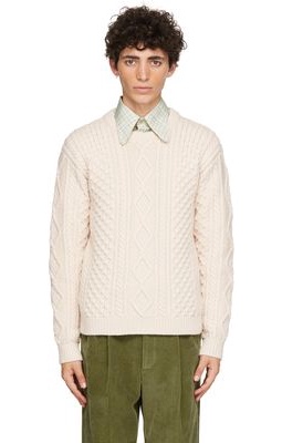 Gucci Beige Wool Knit Sweater