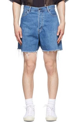Kuro Blue Denim Shorts