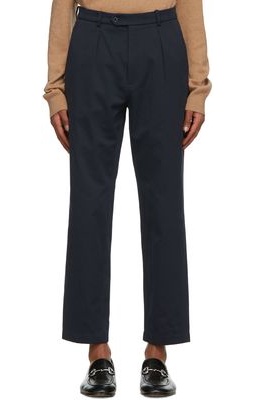 Gucci Navy Interlocking G Patch Trousers