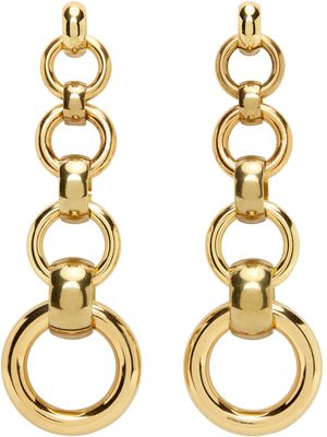 Laura Lombardi Gold Scala Earrings