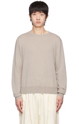 The Row Beige Benji Sweater
