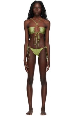 Jade Swim Green Livi/Ties Bikini