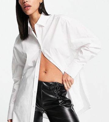 ASYOU oversized shirt in white