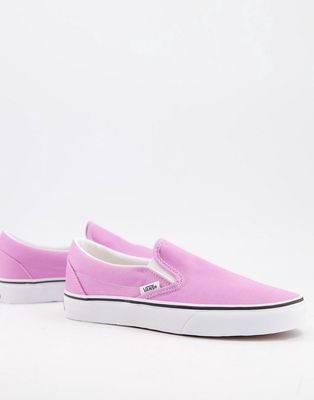 Vans Classic slip-on sneakers in purple