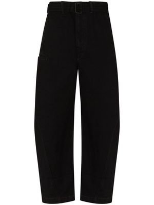 Lemaire belted loose-fit trousers - Black