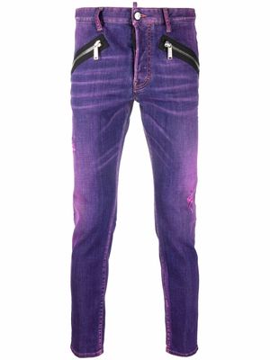 Dsquared2 dyed skinny jeans - Blue