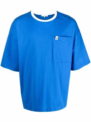 Mackintosh logo-patch T-shirt - Blue