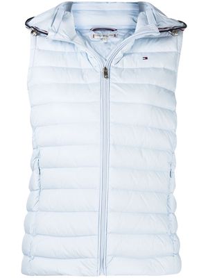 Tommy Hilfiger padded zip-up down gilet - Blue