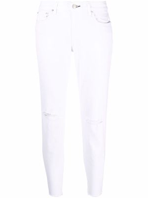 Rag & Bone high-rise straight-leg jeans - White