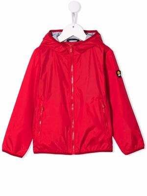 Ciesse Piumini Junior sleeve logo-patch zip-up jacket - Red