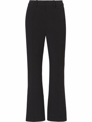 Proenza Schouler White Label cropped kick-flare trousers - Black
